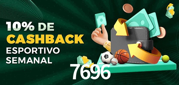 10% de bônus de cashback na 7696